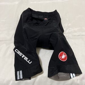 Castelli Women's Black Padded Cycling Shorts Size L Bike